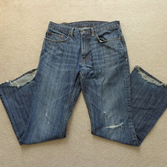 Banana Republic Men's Boot Fit Denim‎ Dark Wash Jeans Size W31 L32 - Picture 1 of 10